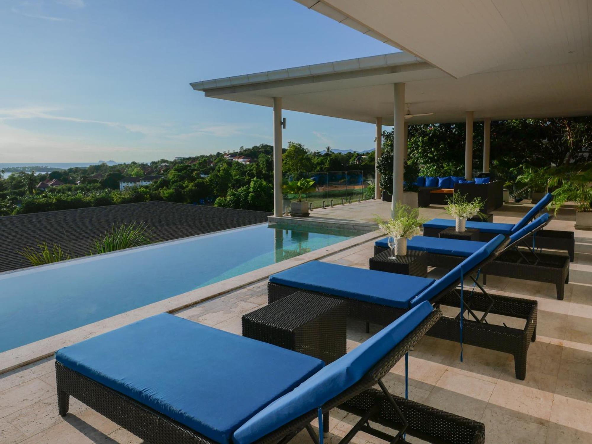 Villa Sunset Plai Laem 4br Private Pool & Seaview Ko Samui